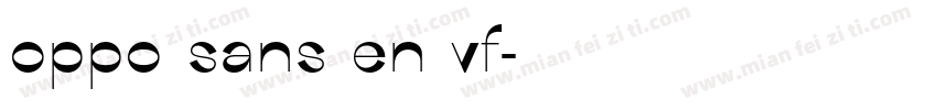 oppo sans en vf字体转换